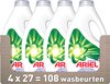 Ariel Vloeibaar Wasmiddel Original - 4 x 27 Wasbeurten - Voordeelverpakking