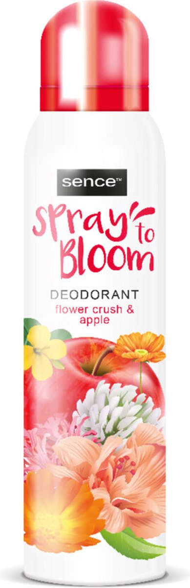 Goedkoopste 6x Sence Deodorant Flower Crush & Apple 150 ml