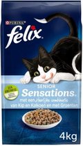 Felix Droog Senior Sensations - Katten droogvoer - 4kg