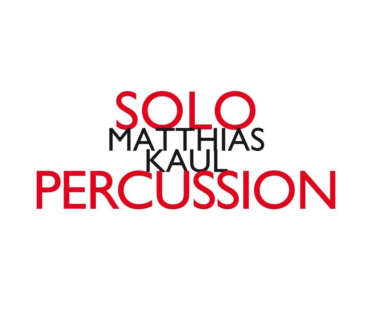 Matthias Kaul - Solo Percussion (CD) (Limited Edition)