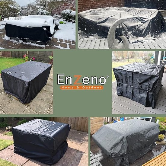 Turtle Life Tuinmeubelhoes voor tafel en stoelen, rechthoekig