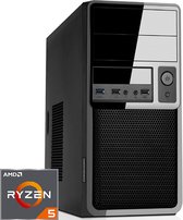AMD Desktop PC met Ryzen 5 - 16GB RAM - 500GB NVMe M.2 SSD - WiFi - Bluetooth - Windows 11 Pro (DT-373190)