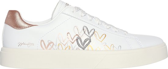 "Skechers Eden Lx - Gleaming Hearts Dames Sneakers - Wit;Multicolour - Maat 40"