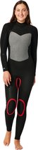 Rip Curl Dames Omega 5/3mm Rug Ritssluiting Wetsuit - Blac