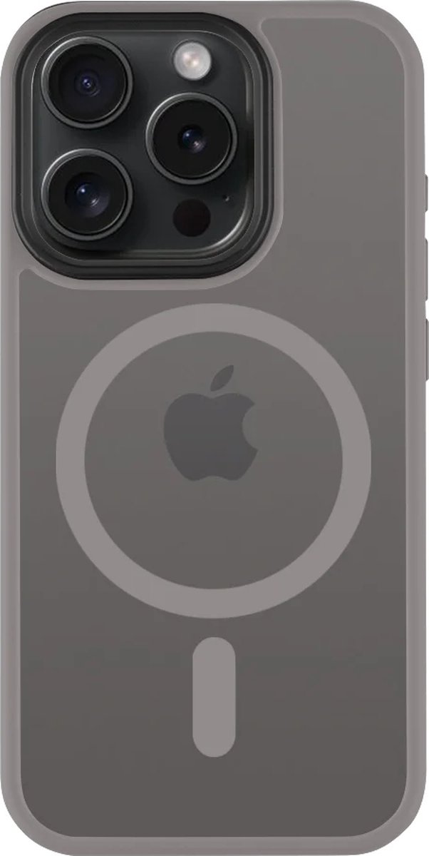 Tactical iPhone 15 Pro MagForce Hyperstealth Cover – Hoesje – Light Grey