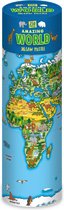 Puzzle Amazing World in a tube 250 pieces 57 cm x 43 cm