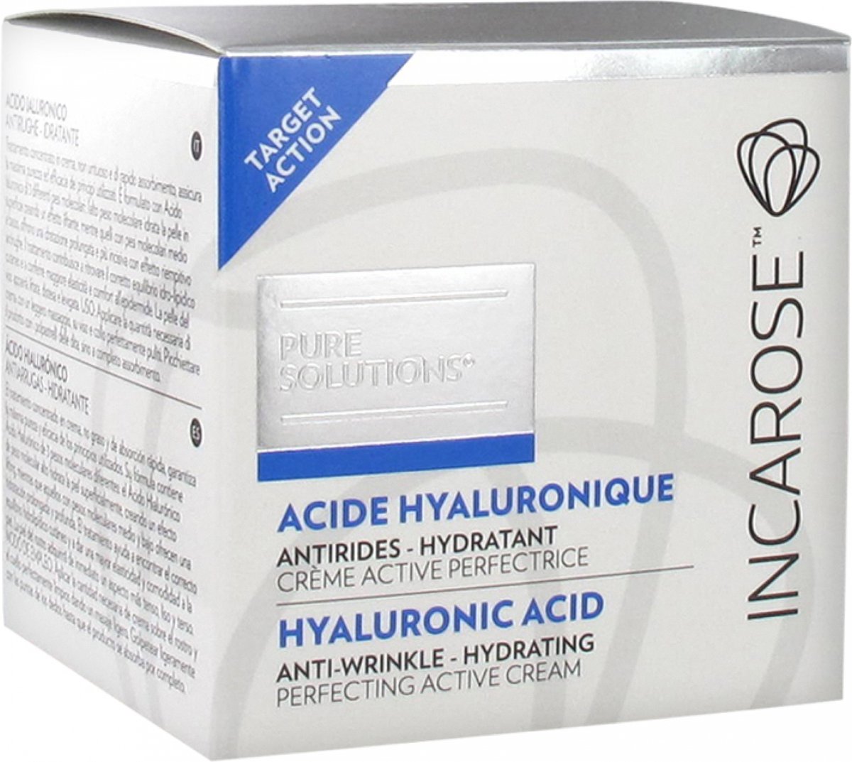 Goedkoopste Incarose Pure Oplossingen Acide Hyaluronique Actieve Perfectionerende Crème 50 ml