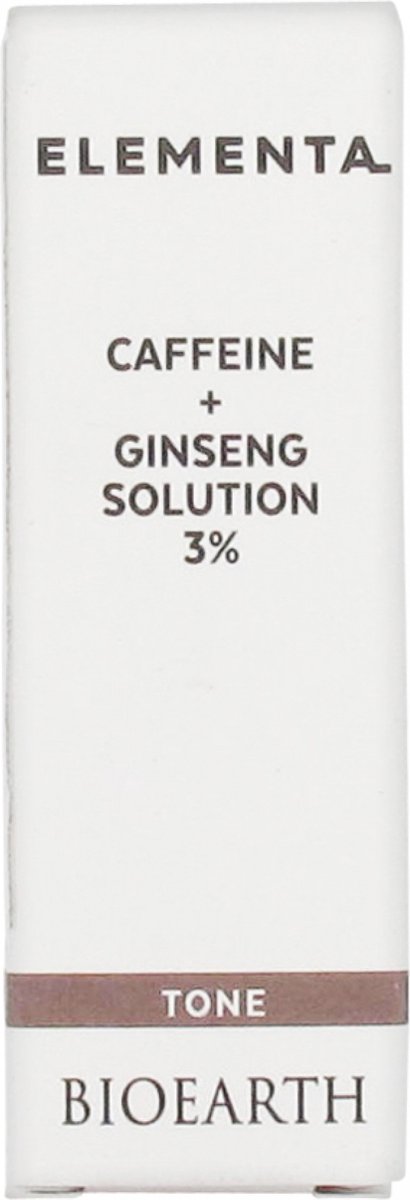 Bioearth Elementa Tone Solution Cafeïne + Ginseng 3% 15 ml