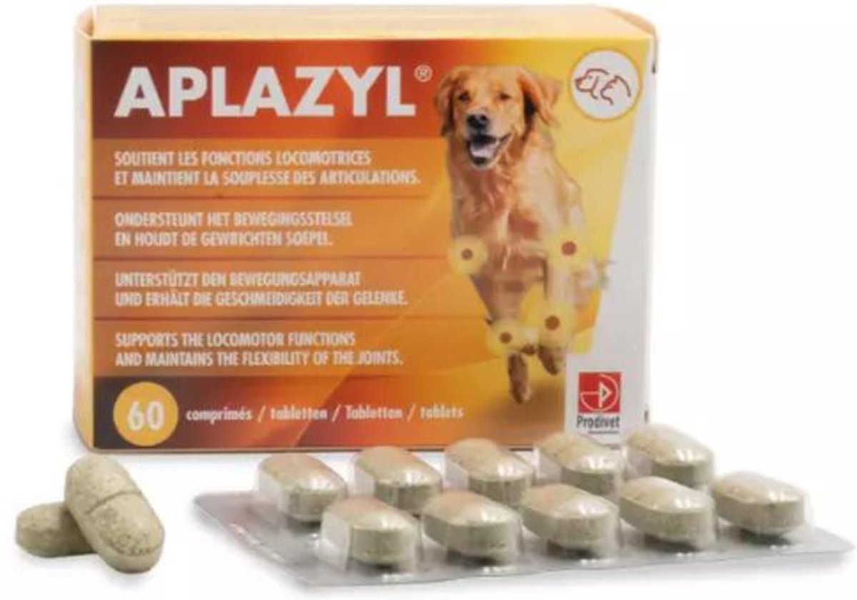 Aplazyl Prodivet Beweging Hond Kat 300 tabletten