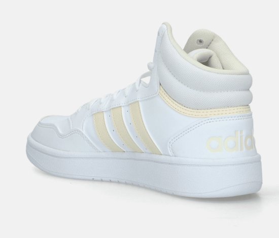 Adidas Hoops 3.0 Mid dames sneaker wit geel - Maat 40 - Uitneembare zool |  bol