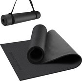 Yogamat antislip met draagriem, 6| 8 mm dikke yogamat, Pro Sports Mat Fitnessmat antislip, TPE| PVC gymnastiekmat voor thuis en buiten, trainingsmat voor training