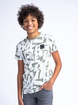 Petrol Industries - Jongens All-over Print T-shirt Maui - Groen - Maat 116