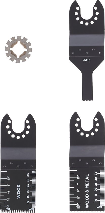 IRWIN Set de lames de scie à segments 3 pièces pour outils multifonctions oscillants (universel)