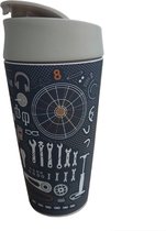 Floz Design koffiebeker to go - 100% veilige materialen - met drink deksel - cadeau voor heren