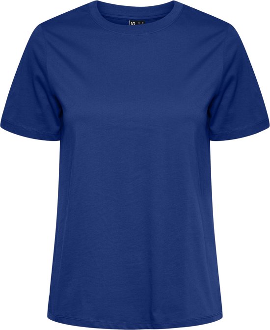 Pieces T-shirt Pcria Ss Solid Tee Noos Bc 17140802 Mazarine Blue Dames Maat - XL