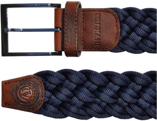 CEINTURE TRESSÉE DE 4 CM DE LARGE D' INVICTUS AVEC UN APPARENCE RICHE ET UNE QUALITÉ ITALIENNE PARFAITE. TAILLE 105