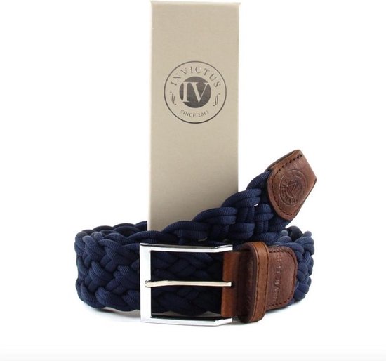 CEINTURE TRESSÉE DE 4 CM DE LARGE D' INVICTUS AVEC UN APPARENCE RICHE ET UNE QUALITÉ ITALIENNE PARFAITE. TAILLE 105