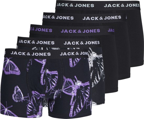 Jack & Jones 5P boxers butterfly zwart - L