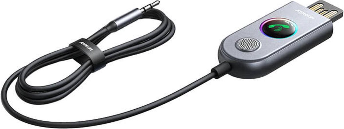 USB Bluetooth Aux Receiver Ontvanger - Auto - carkit Bluetooth 5.3 Zender - draadloos ontvanger Transmitter luister draadloos naar muziek - Kabel - Handsfree bellen telefoon aan uit knop microfoon