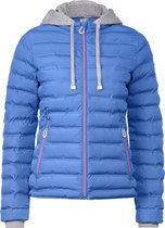 CECIL Welded jacket Dames Jas - water blauw - Maat XL