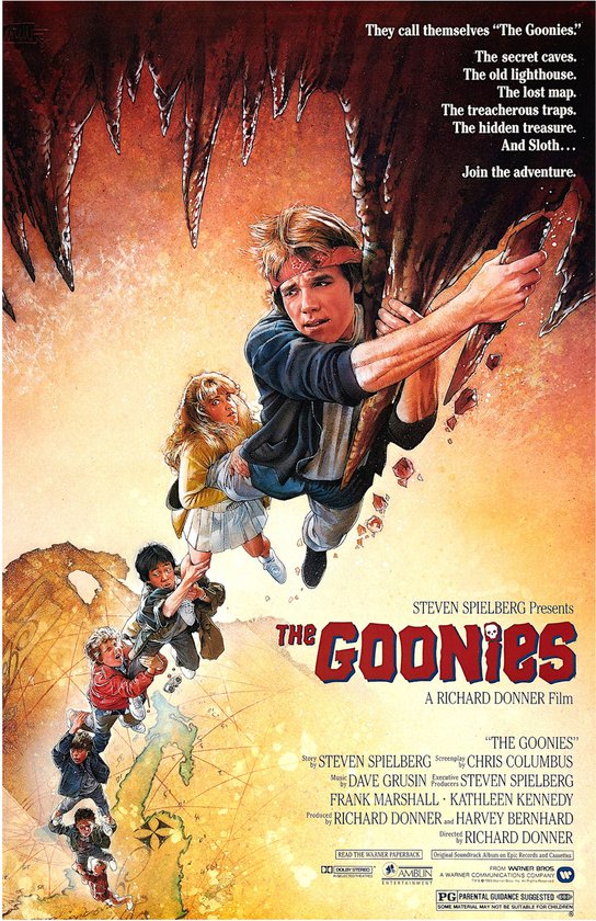 Poster - The Goonies, Originele Filmposter, Premium Print, Professioneel Fotopapier