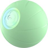 Cheerble Wicked Ball PE Groen | Smart Interactieve zelfrollende bal voor honden | USB-oplaadbaar | Speelgoed voor honden | ijzersterke bal van natuurlijk rubber | Makkelijk schoon te maken