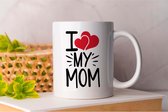 Mug I Love My Mom - Cadeau - Cadeau - CouplesGoals - TogetherForever - HappilyEverAfter - LoveWins - SamenGelukkig - EternalLove - LiefdeForever - MijnTreasure