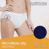 SOX by PANTOON Footsie Brief Seamless Marine S/ M Respirant et avec gousset en coton