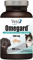 Vetra Omegard Krillolie Omega-3 Hond Kat 180 capsules