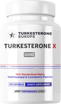 Turkesterone Max 50% met HydroPerine™ - 60 Capsules (600mg) - Turkesterone Europe®