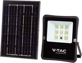 V-TAC VT-55050 Schijnwerpers op zonne-energie - IP65 - Zwarte behuizing - 400 lumen - 6400K