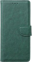Multimedia & Accessoires PU Lederen Wallet Book Case Hoesje geschikt voor Samsung Galaxy A05s – Groen - Portemonnee – Met Stand – Kaarthouder – Pasjes Houder – Magneet Sluiting – Bookcase