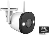 Buitencamera Wifi met App - Beveiligingscamera met Nachtzicht - IP Camera Draadloos - Inclusief 32GB SD Kaart