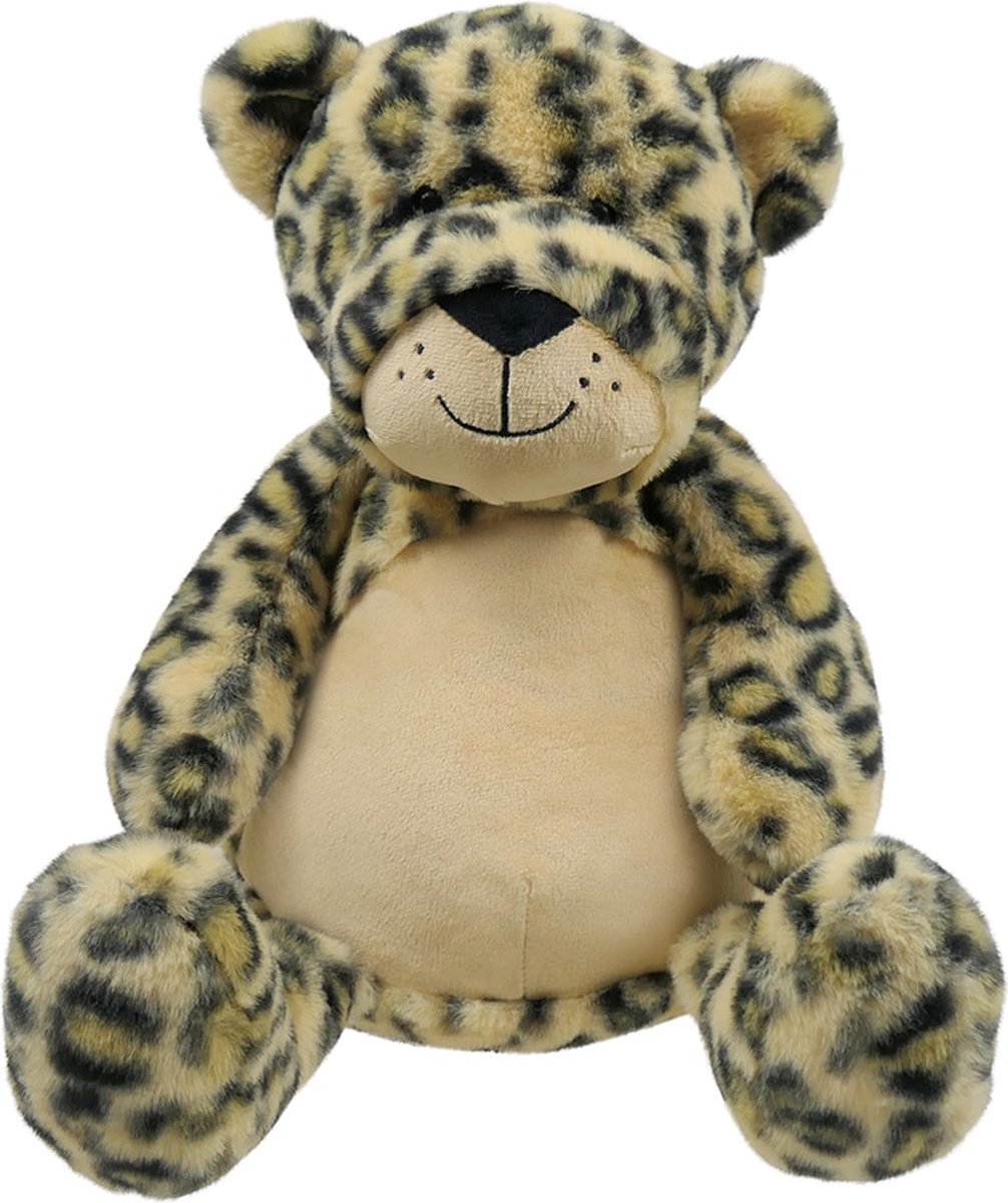 Funnies Knuffel Luipaard tummies 45cm - Zachte Knuffel voor Kinderen - Grote Pluche Knuffel - Knuffelspeelgoed voor Baby & Peuter - Cadeau voor Jongens & Meisjes