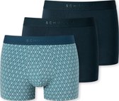 SCHIESSER 95/5 boxer (3-pack) - heren short organic cotton geweven elastische tailleband gedessineerd multicolor - Maat: XL