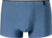 SCHIESSER Long Life Soft boxer (1-pack) - heren shorts oceaanblauw gestreept - Maat: S
