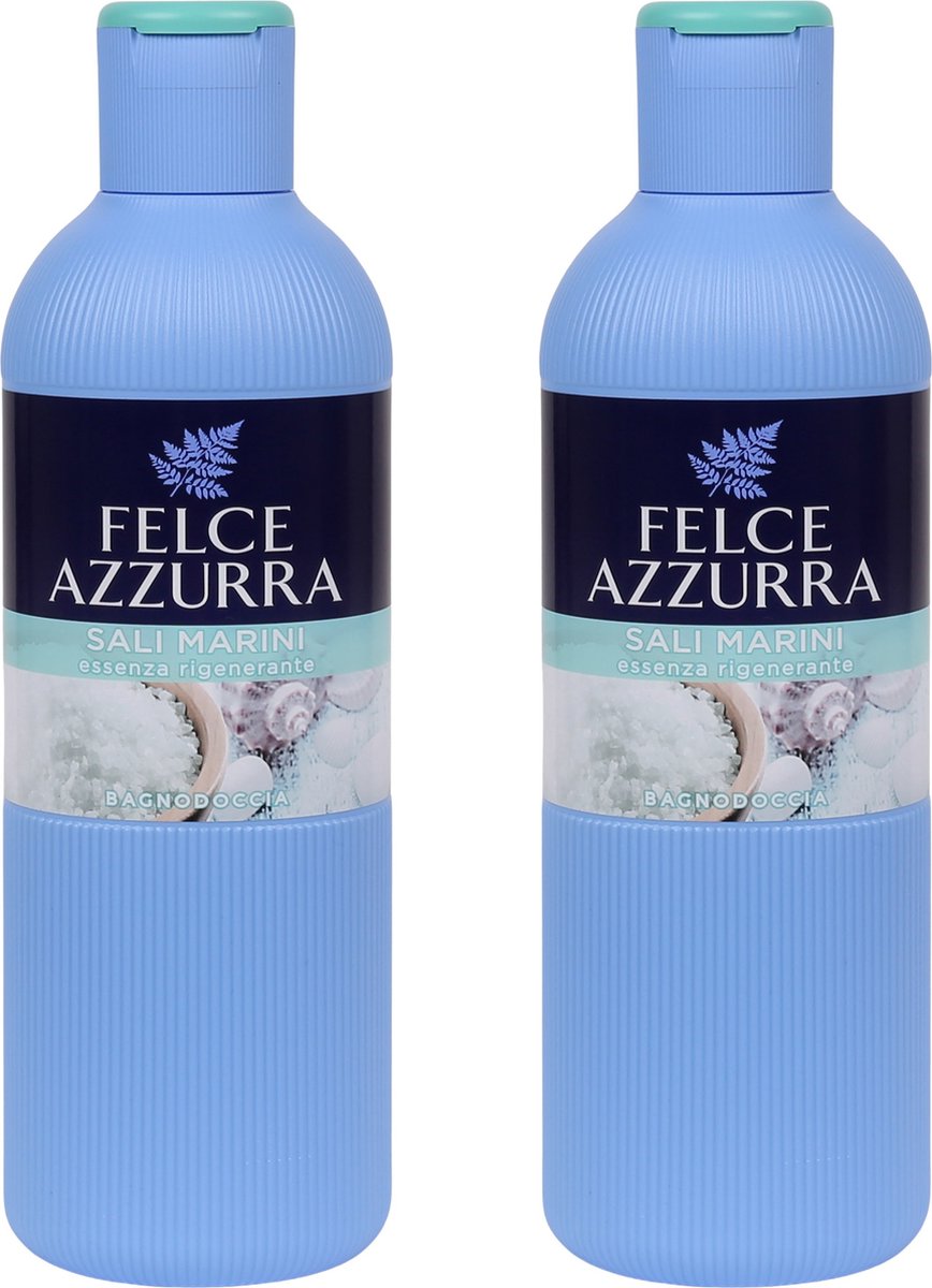 Felce Azzurra Douchegel - Zeezout - 2 stuks - 650 ml