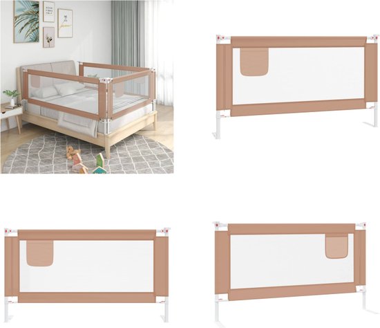 Barrière de lit pour enfants 102x42 cm Vert