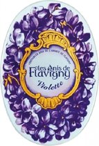 Les Anis de Flavigny - Pastilles anisées saveur violette - Boîte de conservation ovale 50 grammes de bonbons anisés