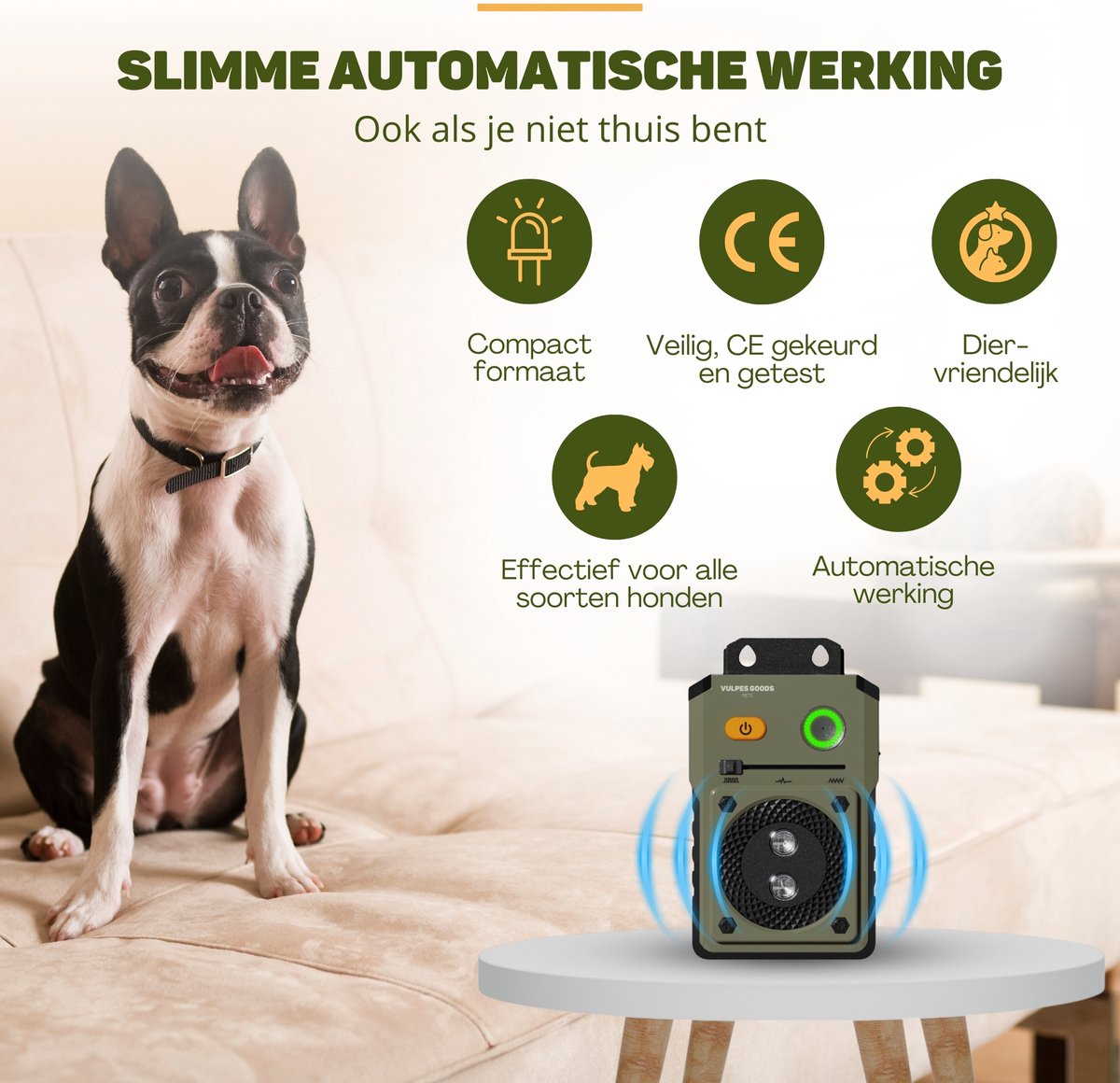 Hond Ultrasone Anti Blaffen Apparaat Honden Bark U... - Grandado