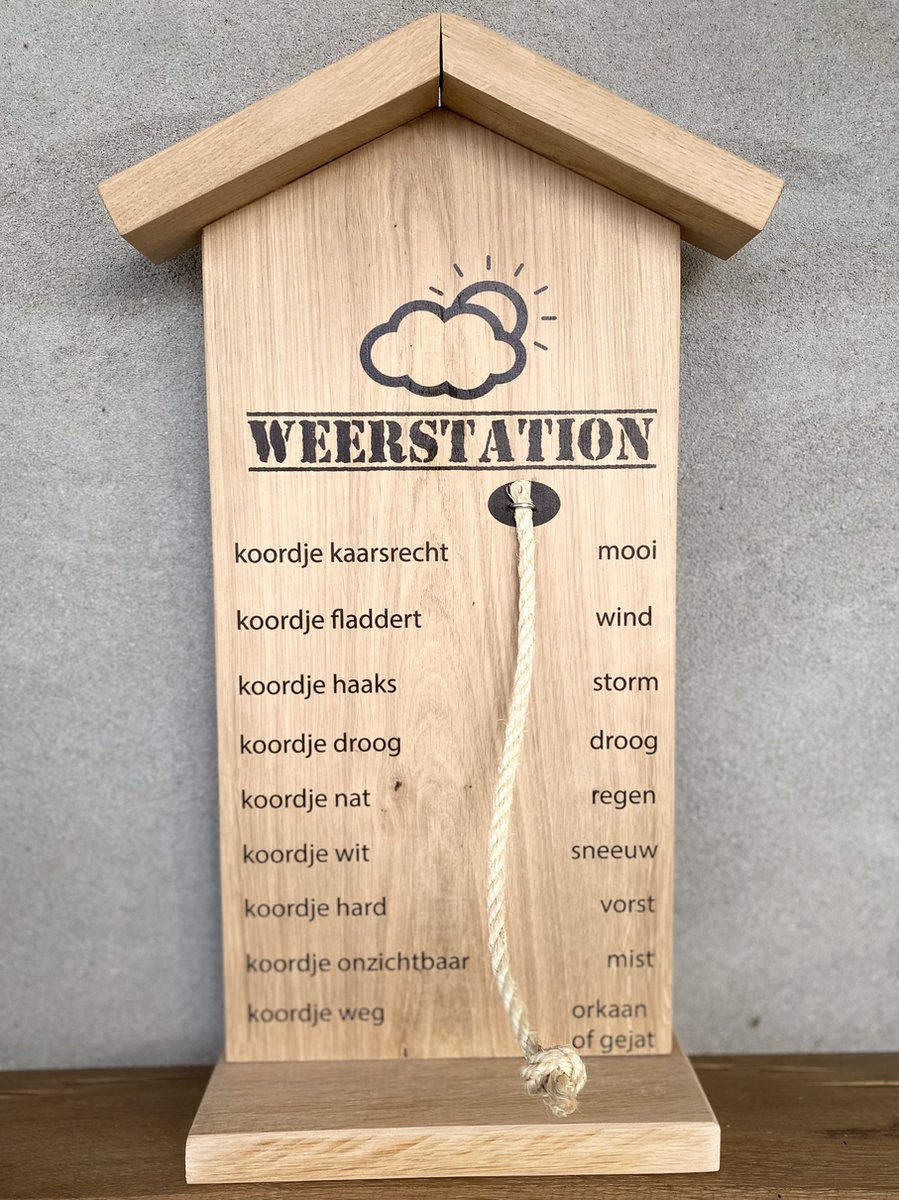 Weerbericht / Decoratief weerstation
