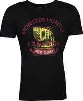 Monster Hunter Heren Tshirt -L- Jagras Zwart