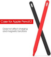 DrPhone P2 - Stylus Pencil Siliconen Case – Beschermhoes – Geschikt Voor iPad Pro 12.9 2018 & iPad Pro 11 2018 – Ultra-Dun – Anti-Slip – Geschikt voor Pencil 2de Generatie - Zwart