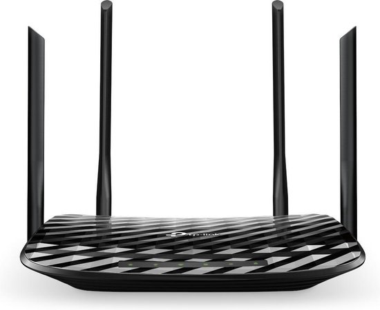 TP-Link Archer C6 - Draadloze Router - 1200 Mbps - Zwart