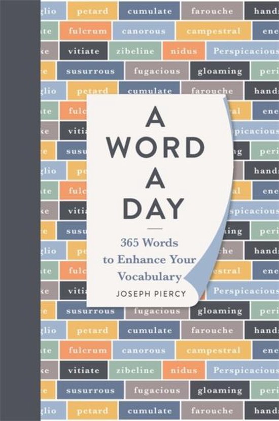 A Word a Day: 365 Words to Enhance Your Vocabulary - cover