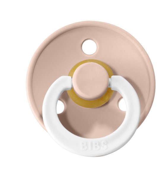 BIBS fopspeen - T2 6-18 maanden |Glow in the dark Blush 2 stuks ! van BIBS — afbeelding 3