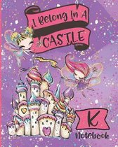 I Belong In A Castle Notebook K