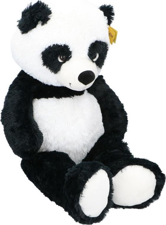 spiritueel merk op Stap Grote pluche panda/pandabeer knuffel100 cm speelgoed | bol.com