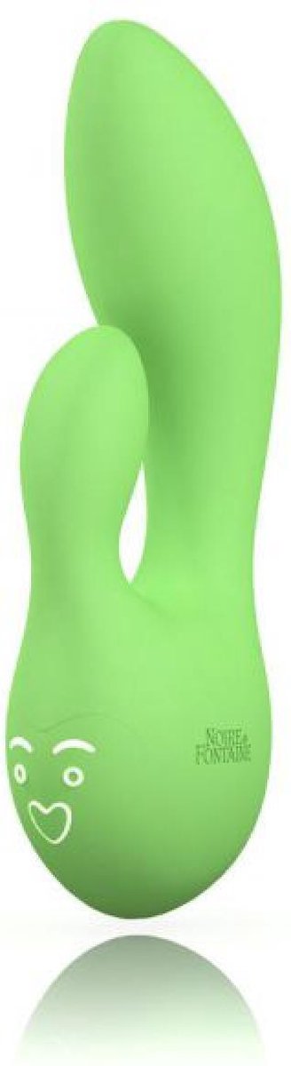 Copain coquin vert - duovibrator - vibrator voor vrouwen - flexibel - G-spot - clitorisstimulatie - waterproof - USB oplaadbaar