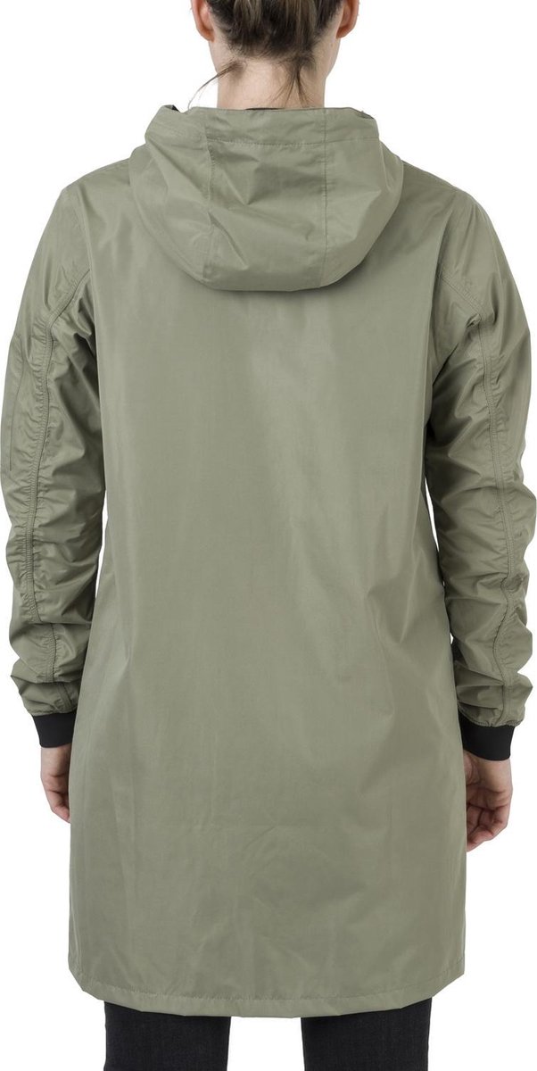 AGU Long Bomber - Regenjas Dames - Bomberjas - Regenmantel - Waterdicht Poray 5000 - Ademend - Neopreen kraag - Groen - M — cadeau in Sport & Outdoor - foto 8